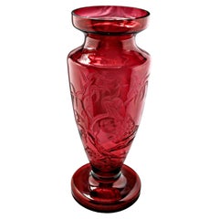Retro Hand Carved Vase, 1970s