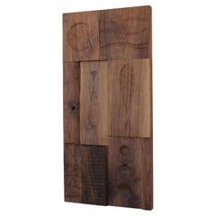 Hand Carved Wall Panel in Walnut
