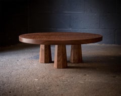 Hand Carved Walnut Coffee Table