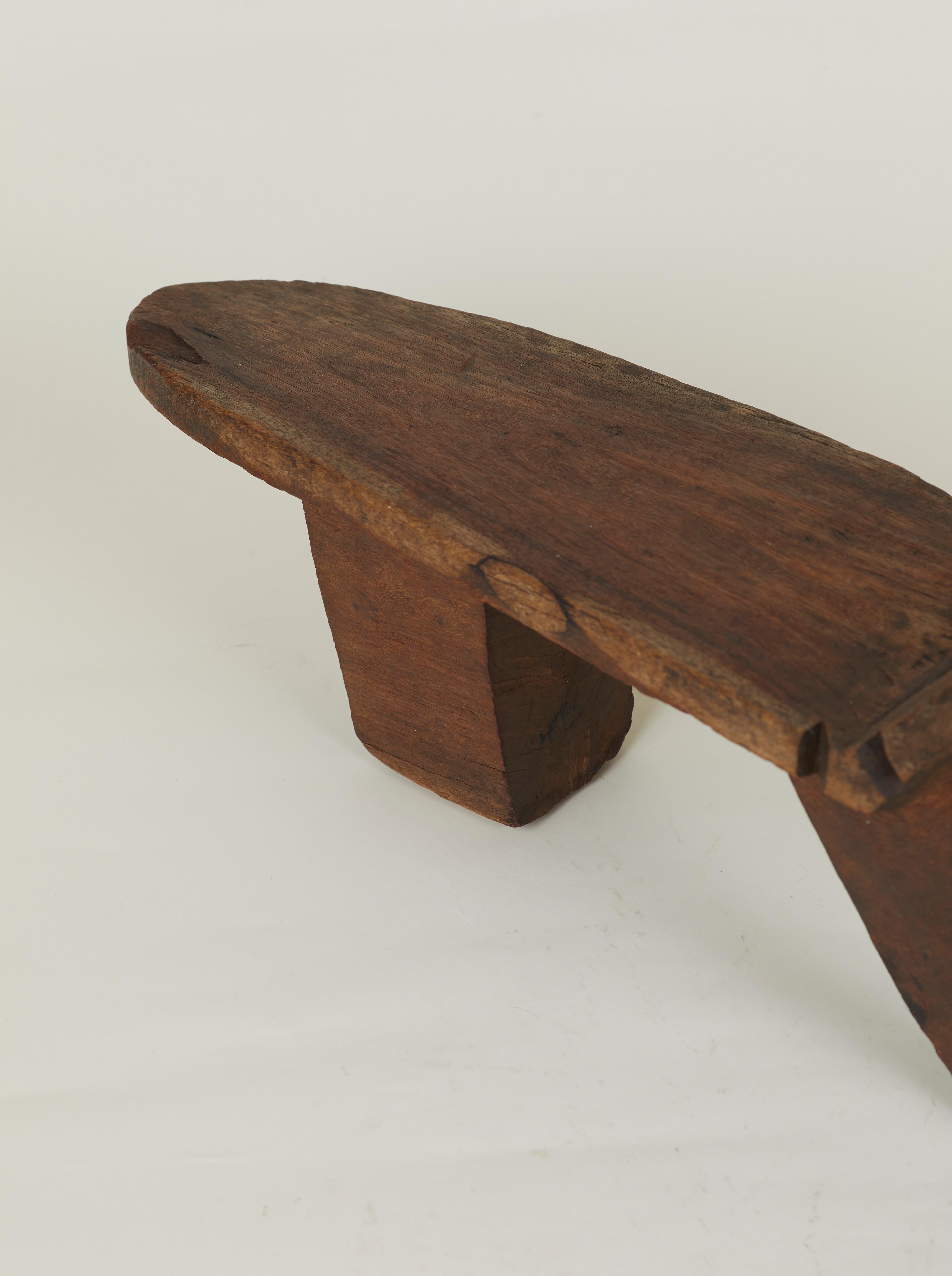 Hand carved reclining Lobi chair with geometric details, West Africa, circa 1940s-1950s. Made from a single block of Molave wood.

The Lobi people belong to an ethnic group that originated in what is today Ghana and now live across Burkina Faso, the