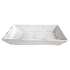Plateau en marbre blanc provenant d'Inde