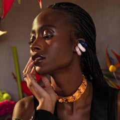 Hand-Carved White Quartz Ear Cuff by Cocoerow, Modern Sculptural Jewelry