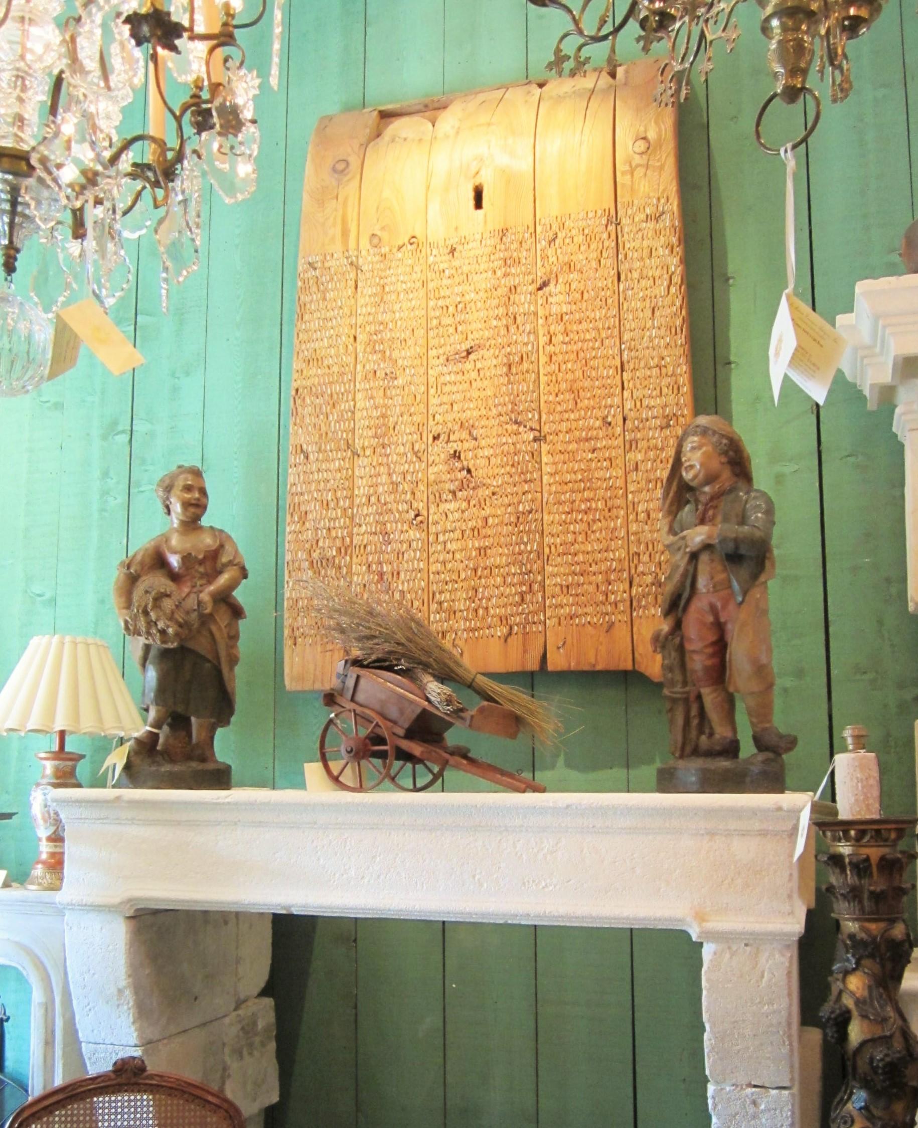 Objet décoratif ancien en bois du 19ème siècle Jouet de chambre à coucher wagon Antiques Los Angeles CA en vente 3