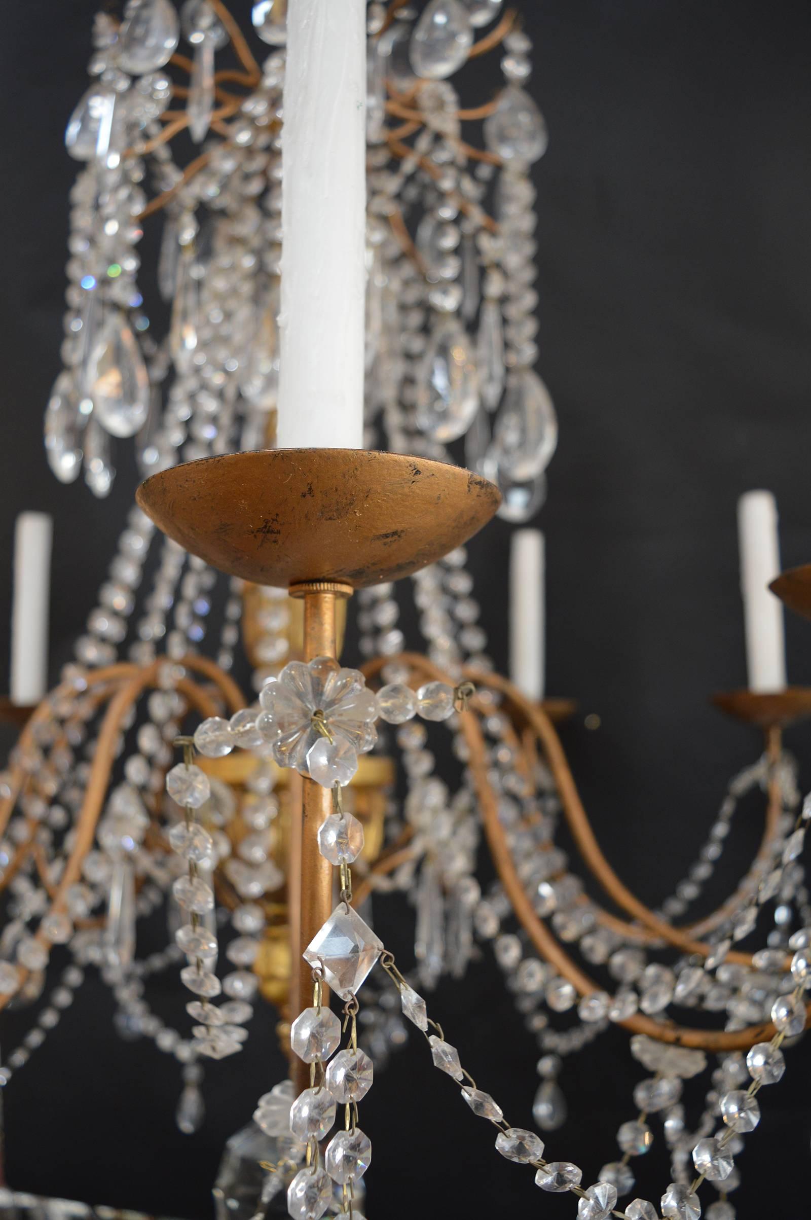 Hand-Carved Wood Chandelier 2