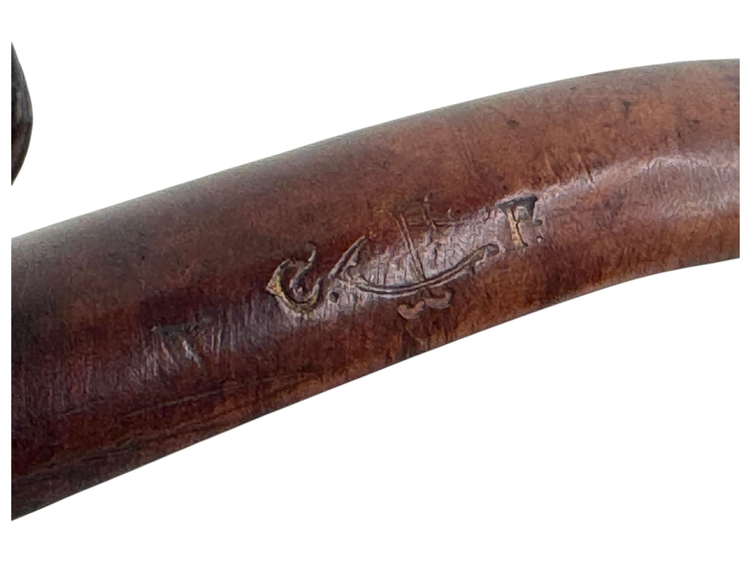 Hand Carved Wood Dog Head Estate Pipe, Antique Brienz Black Forest For Sale 7