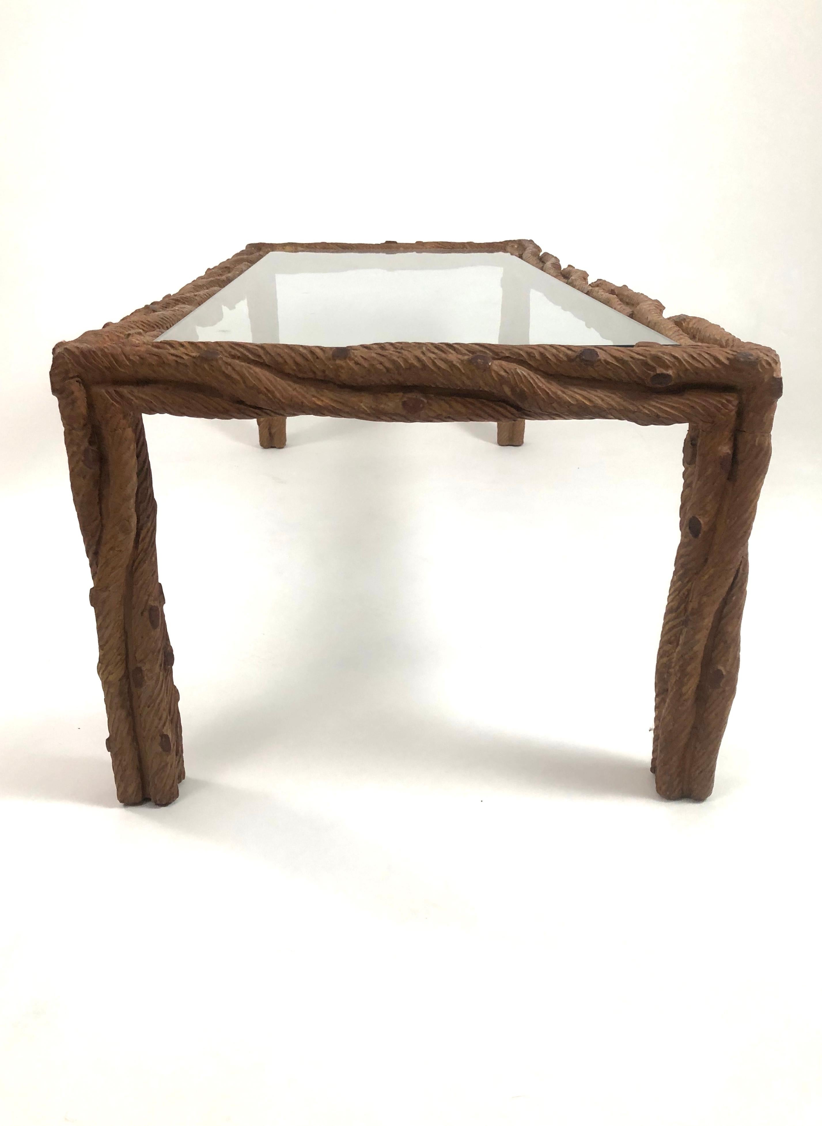 wood coffee table