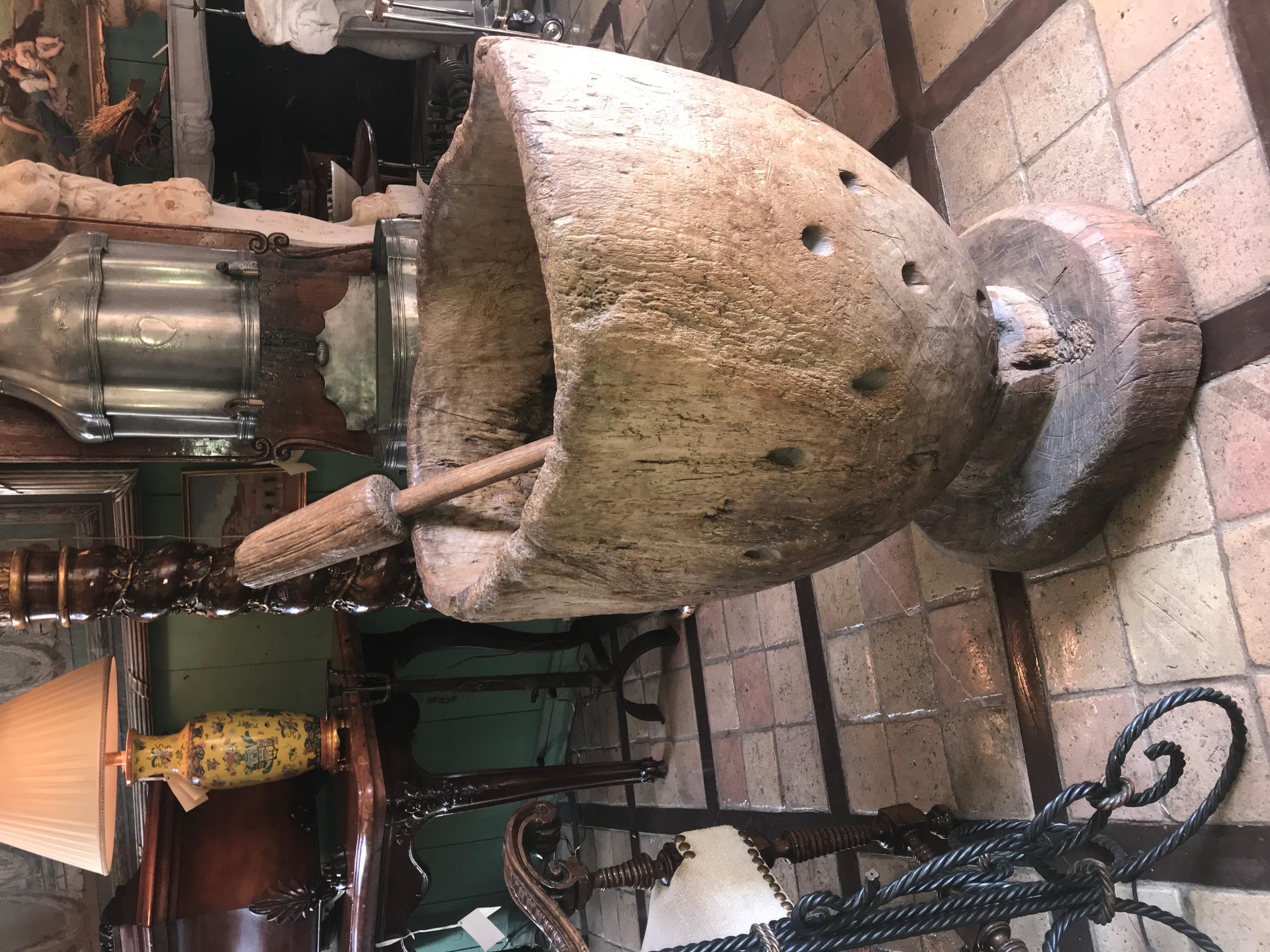 Madera Tallada a Mano Jardinera Jardinera Cachepot Antigüedades Decorativas LA en venta 4