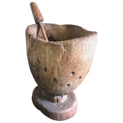 Hand Carved Wood Holder Planter Vase Jardinière Cachepot Decorative Antiques LA