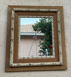 Hand Carved Wood Italian Mirror