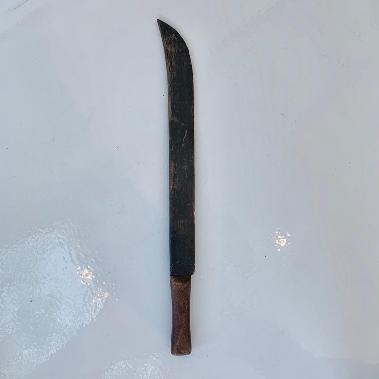 Hand Carved Wood Machete For Sale at 1stDibs