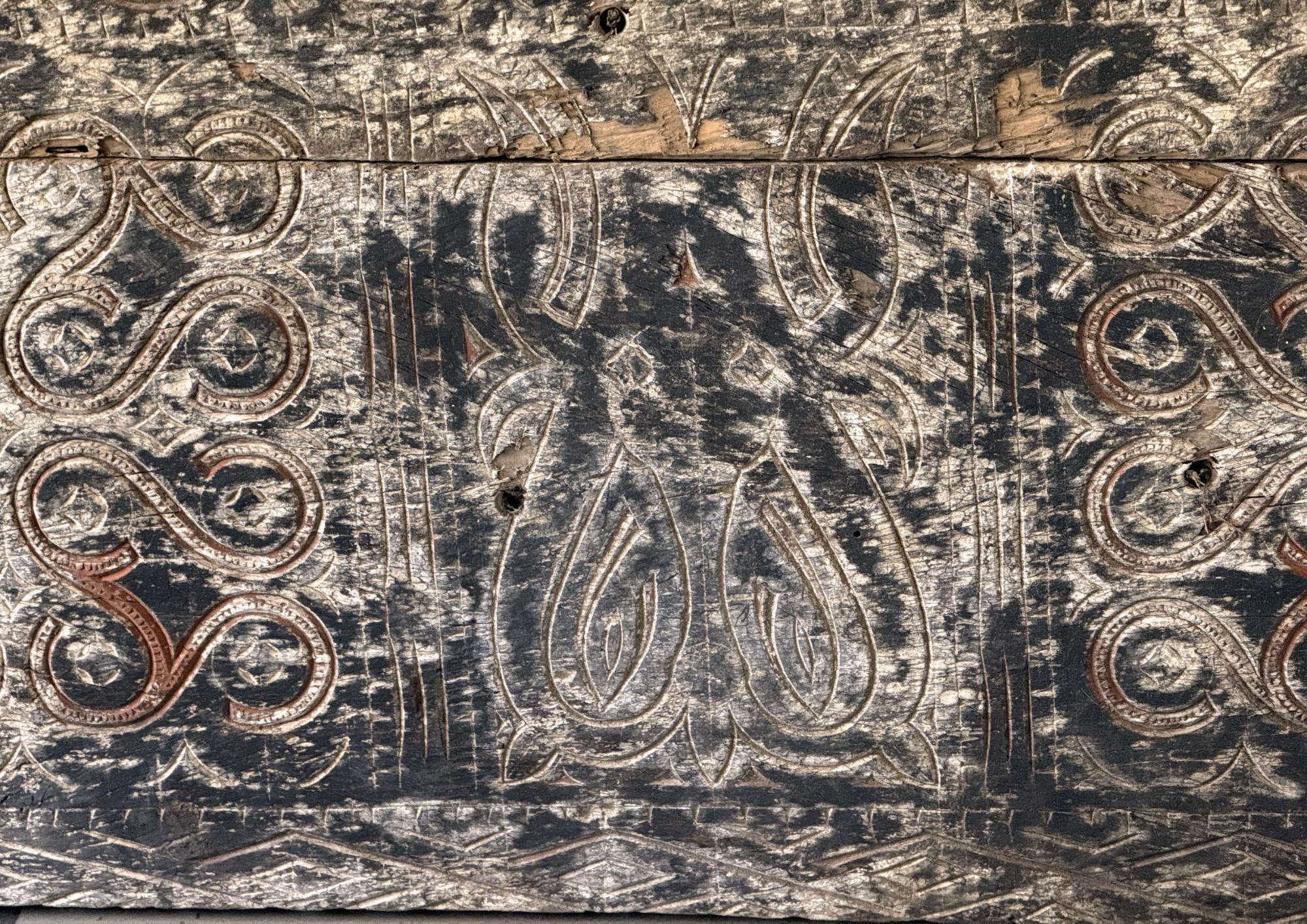 Conjunto de paneles de madera tallada a mano de Toraja, Indonesia, c. 1900 en Bueno estado para la venta en Jimbaran, Bali