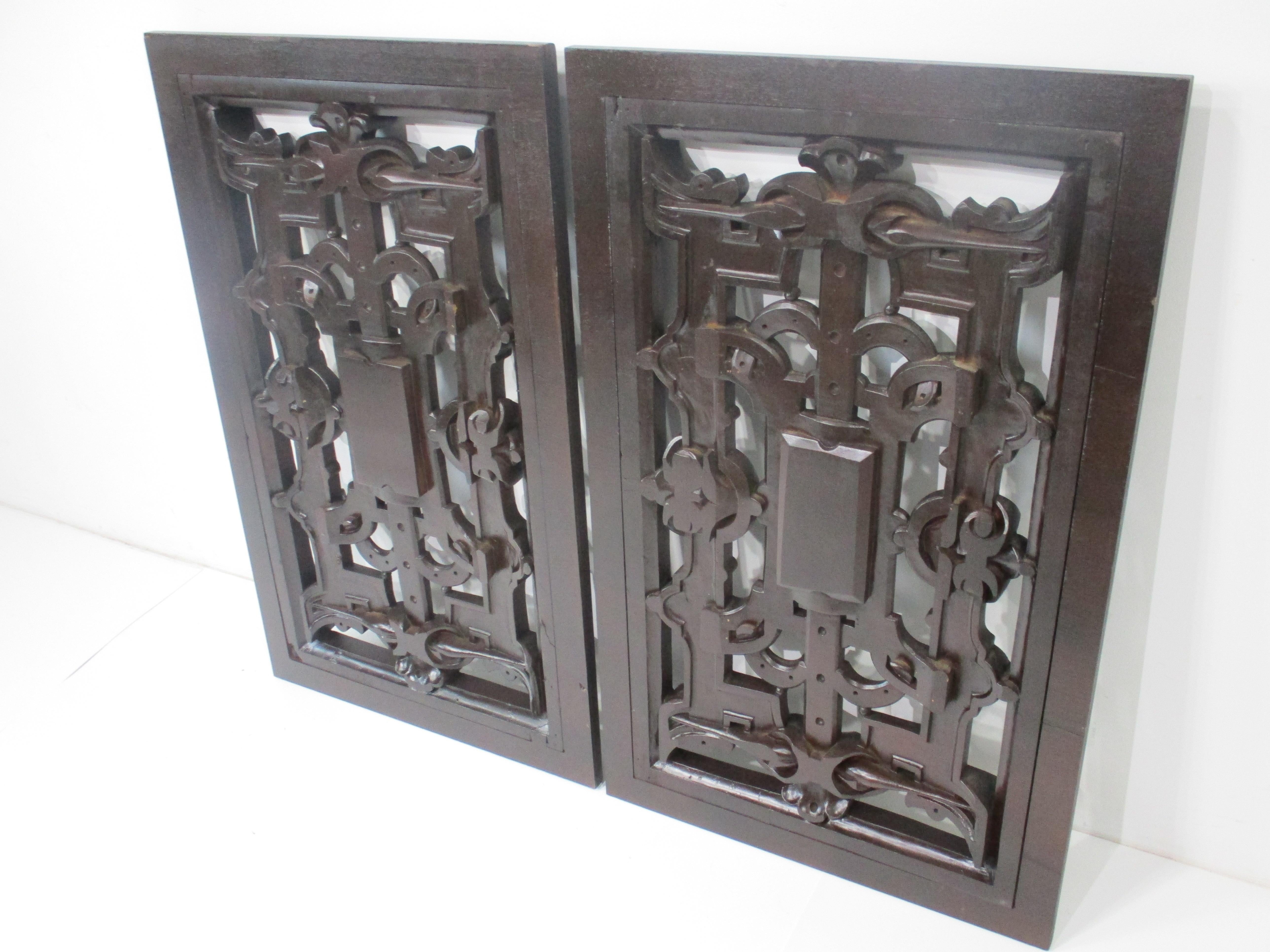 Hand Carved Wood Panels from a Monastery  For Sale 7