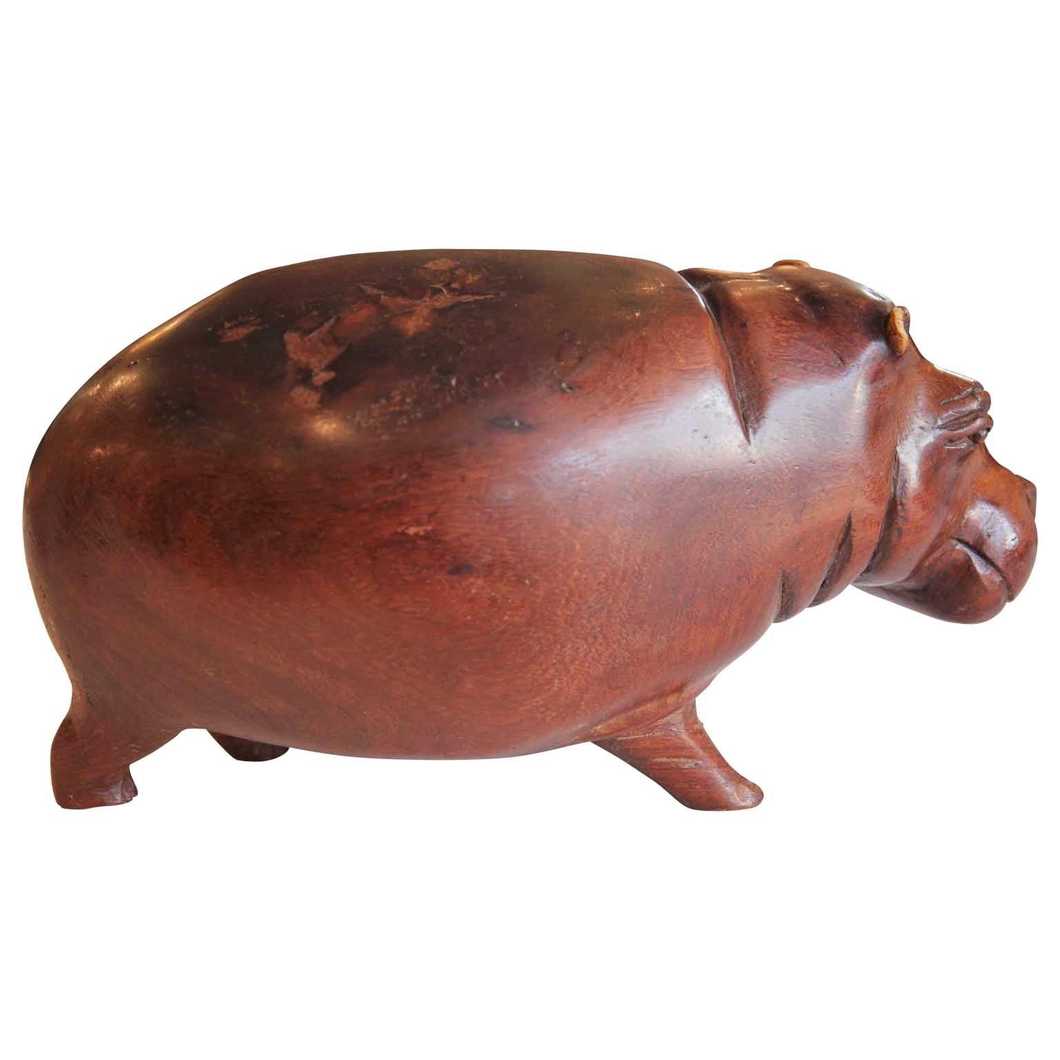 wood hippo