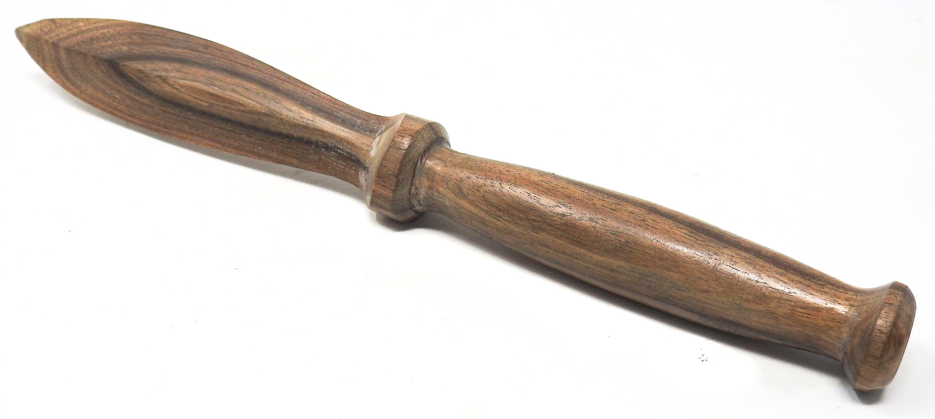 Hand-Carved Hand Carved Wooden Letter Opener For Sale