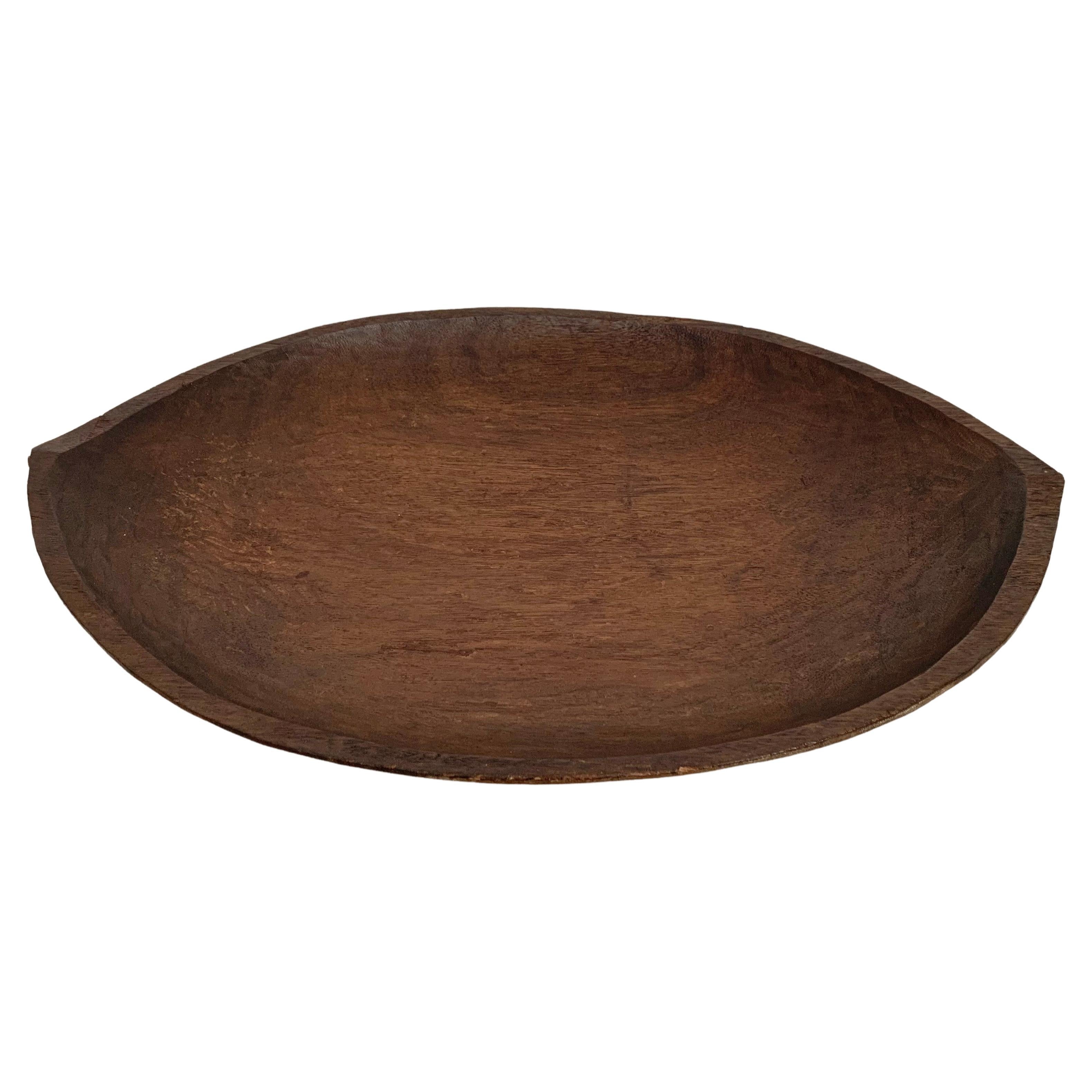 Hand-Carved Wooden Tray / Bowl Mentawai Tribe of Indonesia, Mid-20th Century 