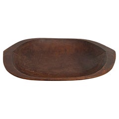 Hand-Carved Wooden Tray / Bowl Mentawai Tribe of Indonesia, Mid-20th Century