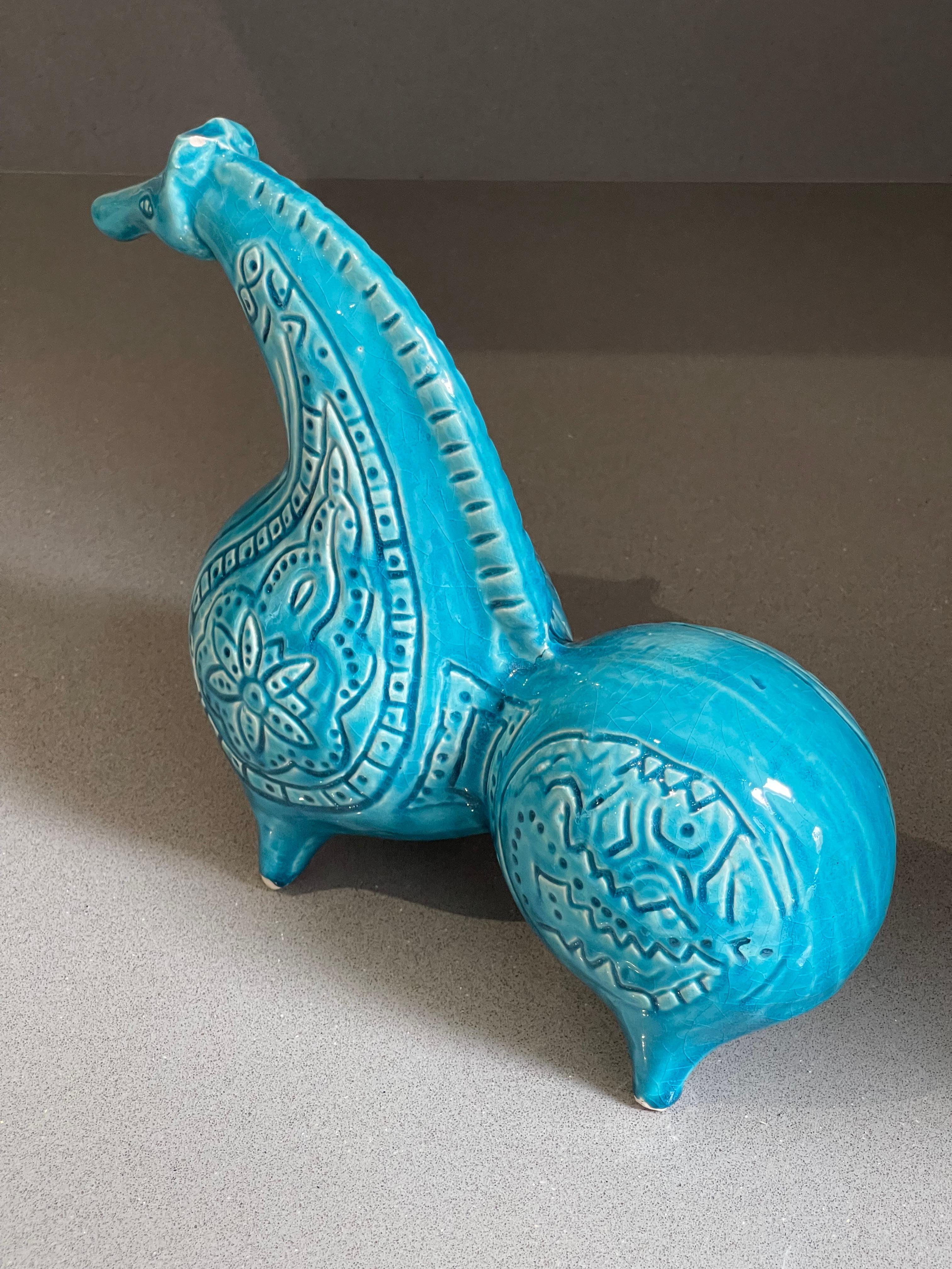 Hand-Keramik-Skulptur abstraktes Pferd Skulptur Dekorative antike Pixiu glasiertes Wohndekor (Art déco) im Angebot