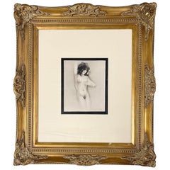 Hand Colored by Louis Icart: Slightly Swollen Areola. Authenticated