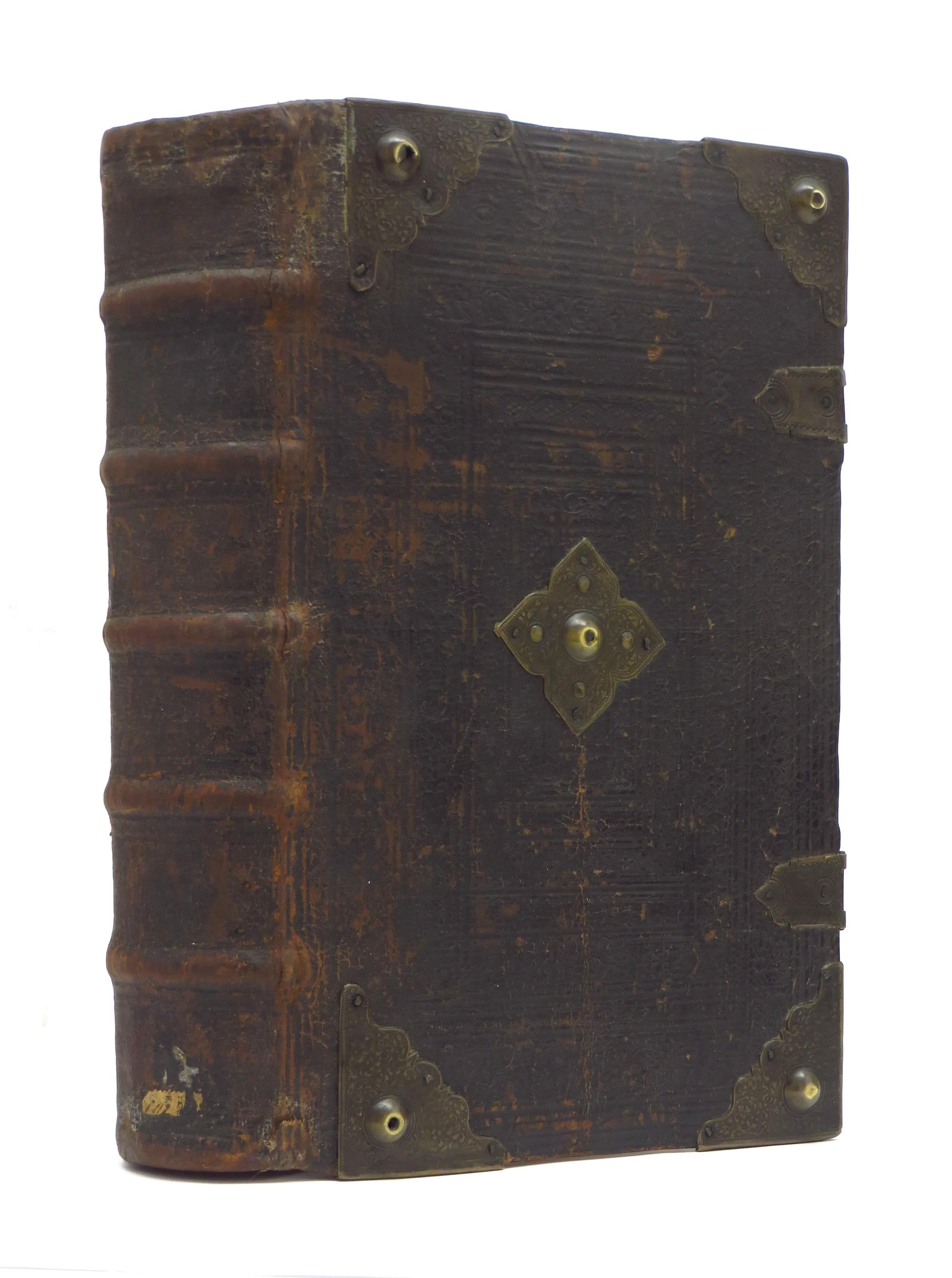 Hand-colored 16th century copy of the famous Moerentorf Bible For Sale 9