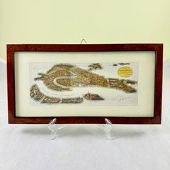 Hand-Colored Etching, the Venetian Lagoon, Italy – Framed