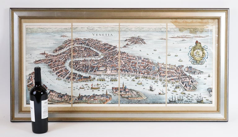 Hand Colored Lithograph of Venice In Good Condition In Norwell, MA