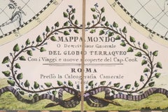 Hand Colored Map of the World