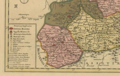 Hand-Colored Map of Westphalia – Copper Engraving by Ottens, Amsterdam c.1720
