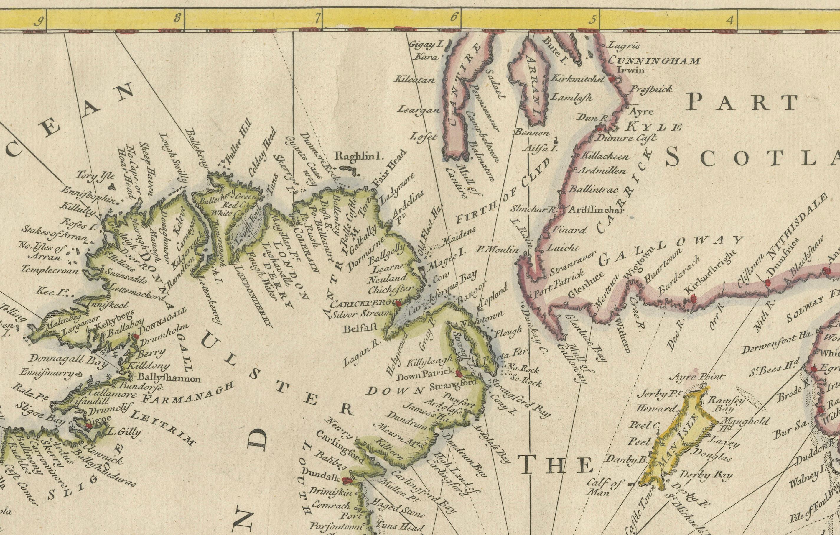 The map was engraved by Richard William Seale, a notable British engraver. This map is a fine example of 18th-century cartography, particularly focused on maritime navigation.

The map is titled 