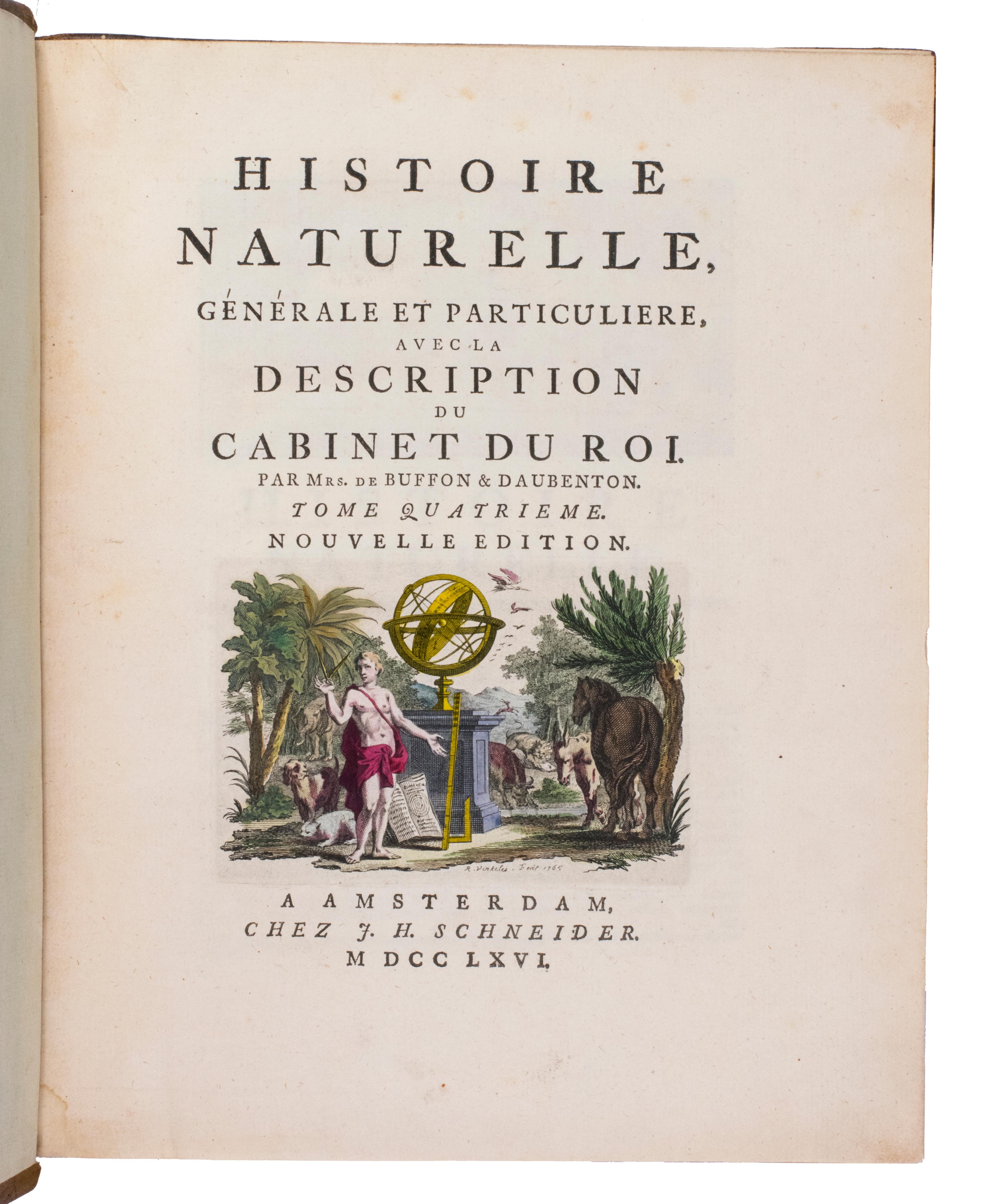 Hand-coloured set of Buffon’s Histoire naturelle in its most luxurious form For Sale 12