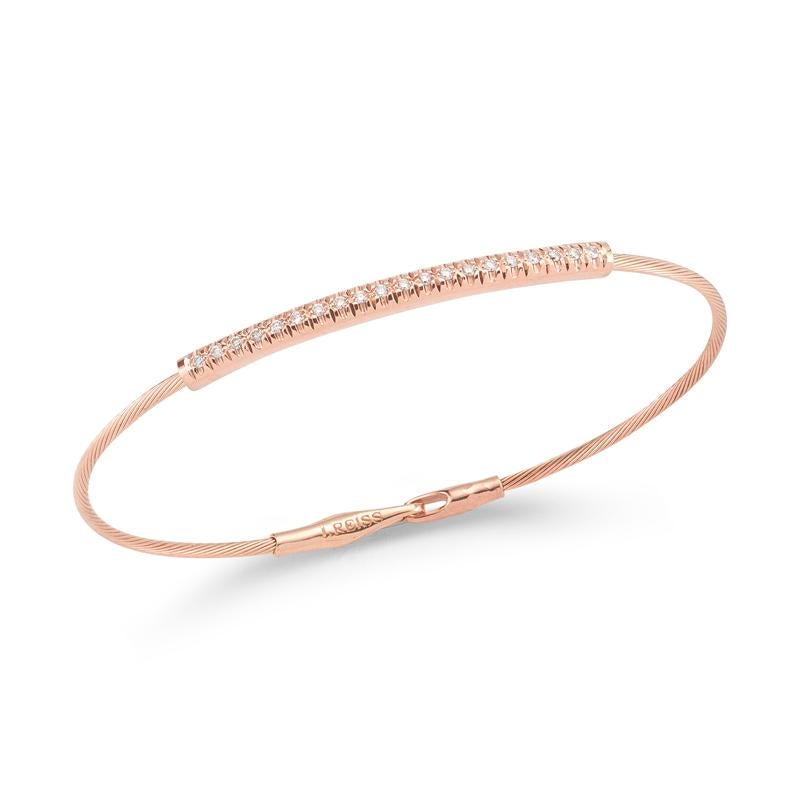 14 Karat Rose Gold Hand-Crafted 11mm Stackable Wire 