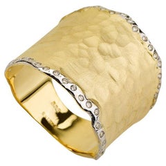 Anillo Manguito Artesanal de Oro Amarillo de 14 Kilates