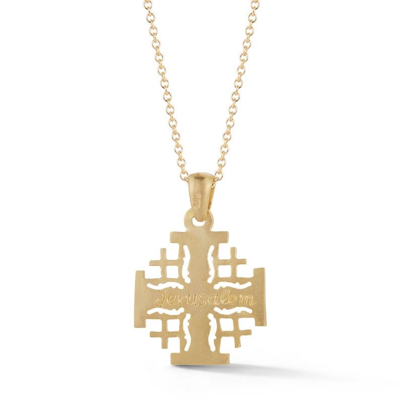 croix de jerusalem bijou or