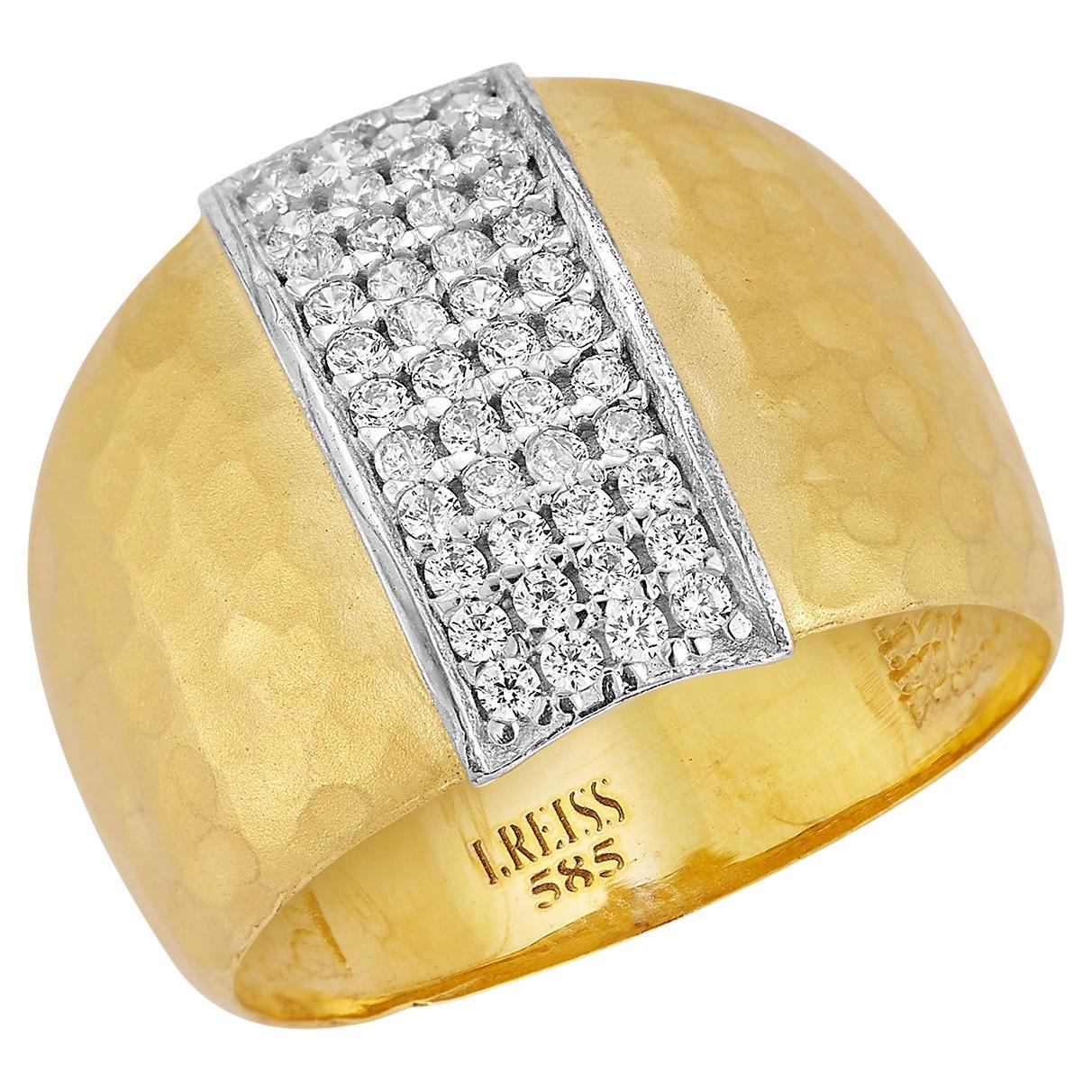 I. Reiss Dome Rings