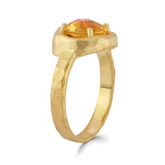Hand-Crafted 14K Gold 1.8CT Citrine  Cocktail Ring