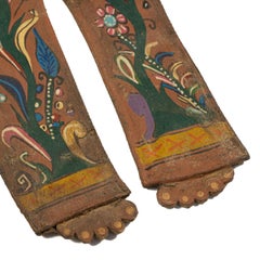 Hand Crafted and Beautifully Painted Dolls Found in Southern Mexico, 1930's