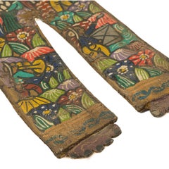 Hand Crafted and Beautifully Painted Dolls found in Southern Mexico, Early 20th