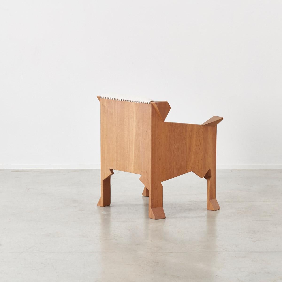 Mid-20th Century Handcrafted Anthroposophical Chair, Europe, circa 1930s