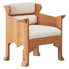 Chaise anthroposophique fabriquée à la main, Europe, vers les années 1930