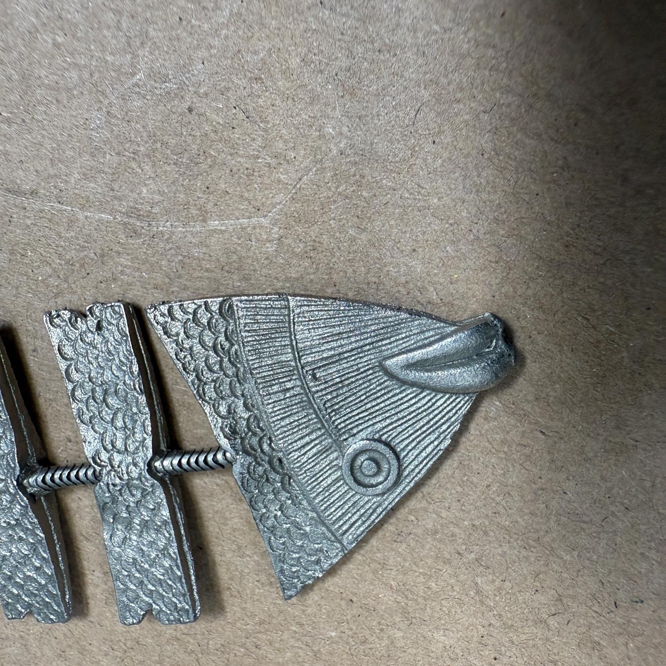 Esqueleto Artesanal Articulado de Hueso de Pez Taxco Mexico en Bueno estado para la venta en Chula Vista, CA