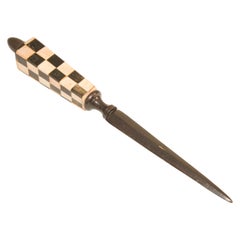 Handcrafted Artisan Made Letter Opener with Bone Handle