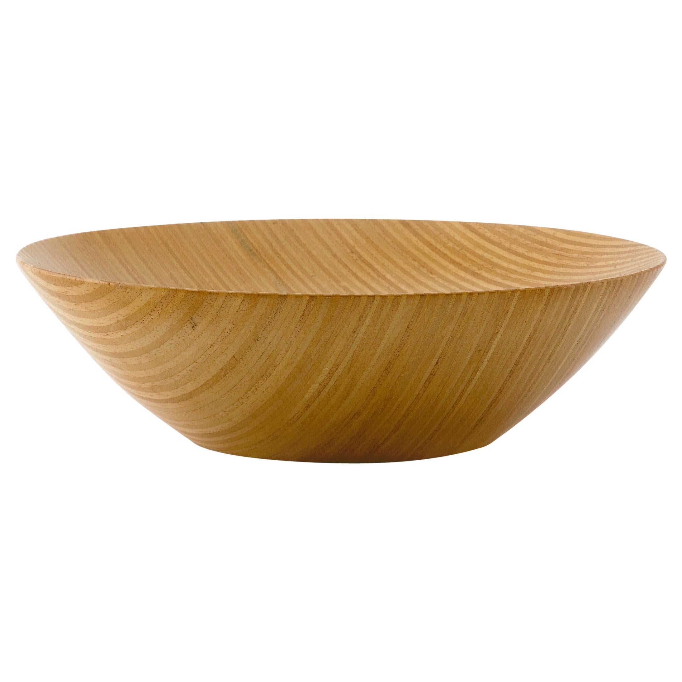 Handcrafted Bowl in Hardwood by Julia Krantz and Sao Paulo, 2007