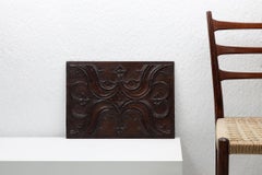 Hand-crafted Gothic 16th century panel in oak, Belgium