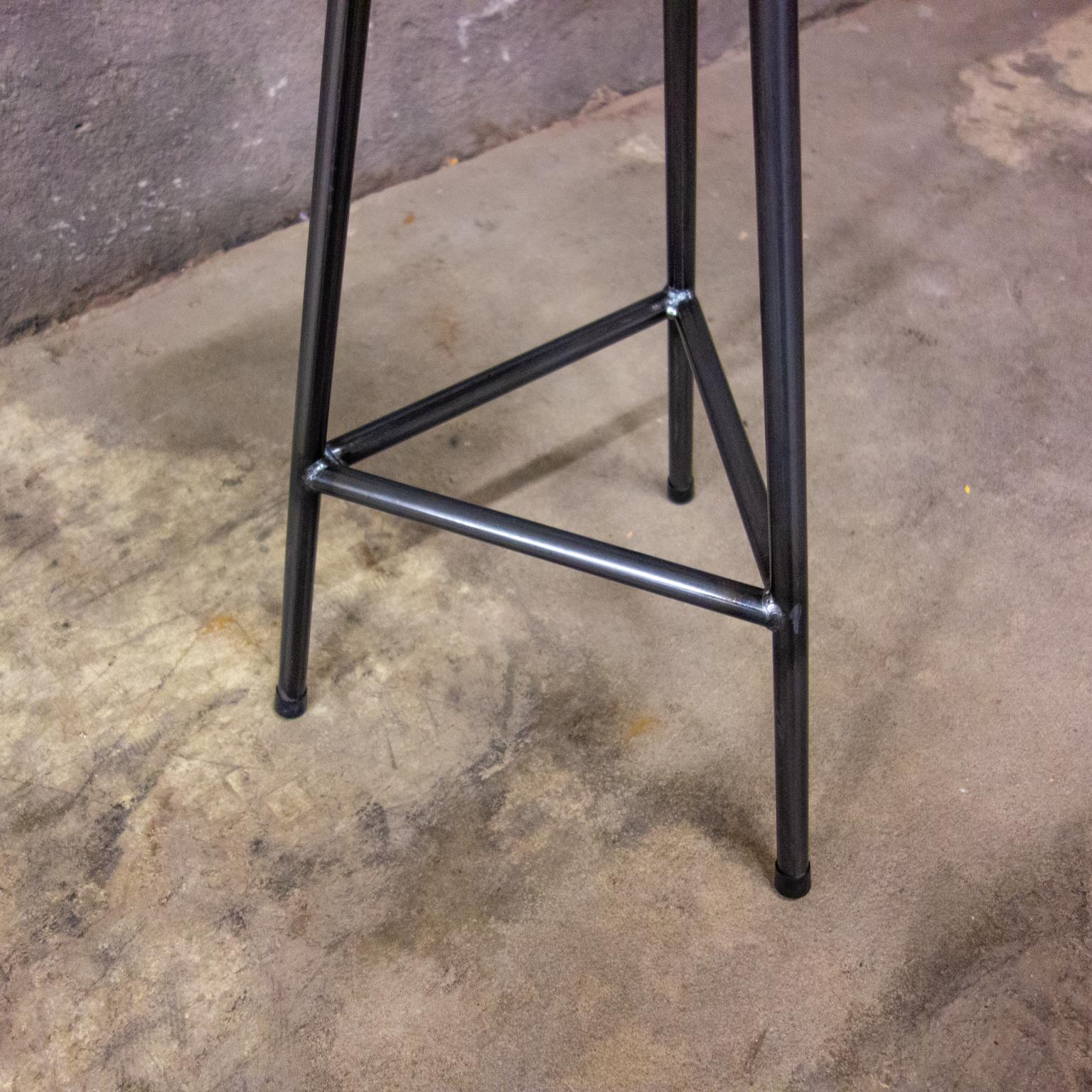 Handcrafted Industrial Bar Stools For Sale 1