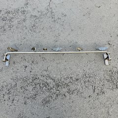 Hand-Crafted Iron Painted Bronze Wall Bar Rod With Birds