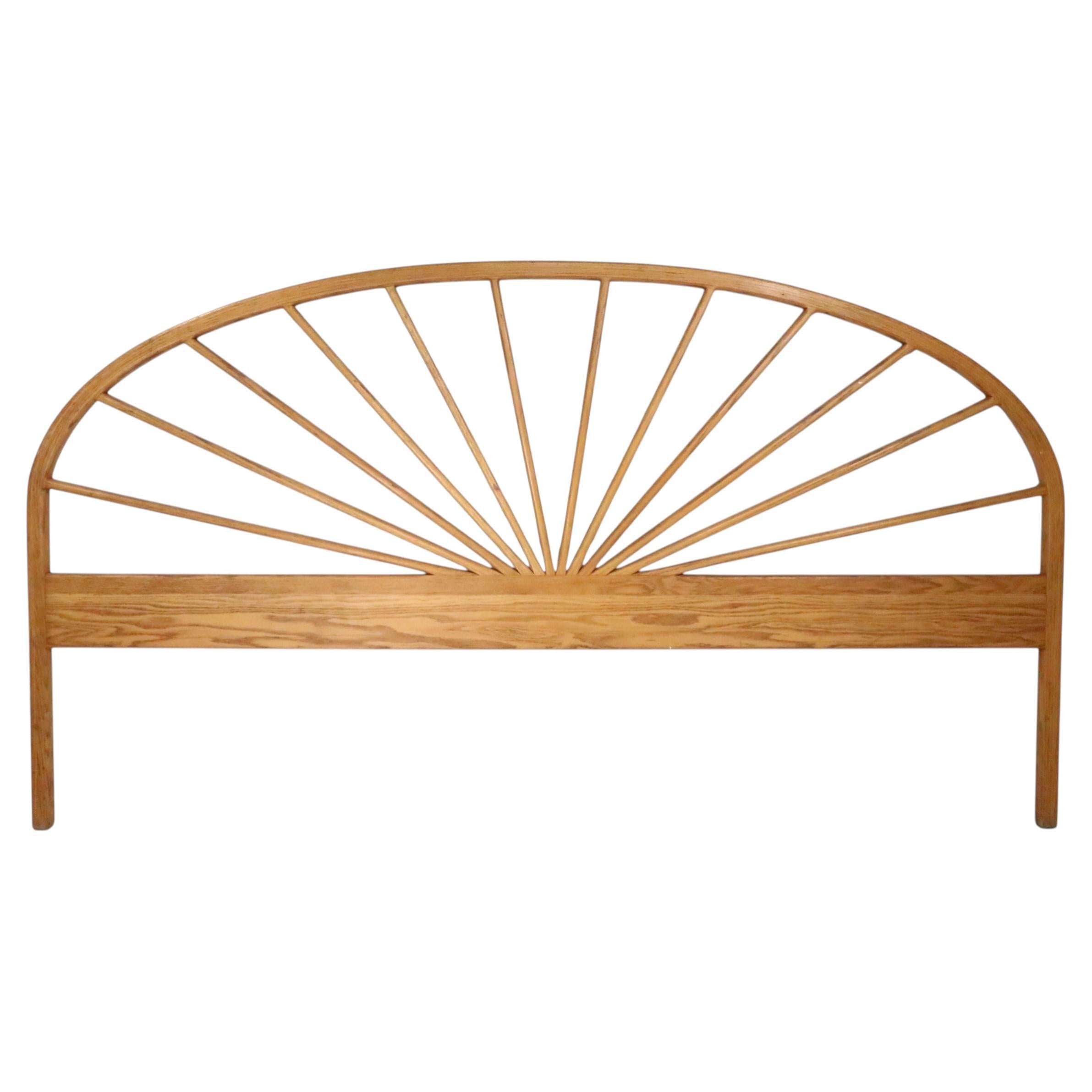 Hand Crafted Kingsize Headboard by Portladin For Sale