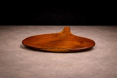 Grand plateau à fromage en bois de Tzalam fabriqué à la main, Taller Maya, Mexique, 2024