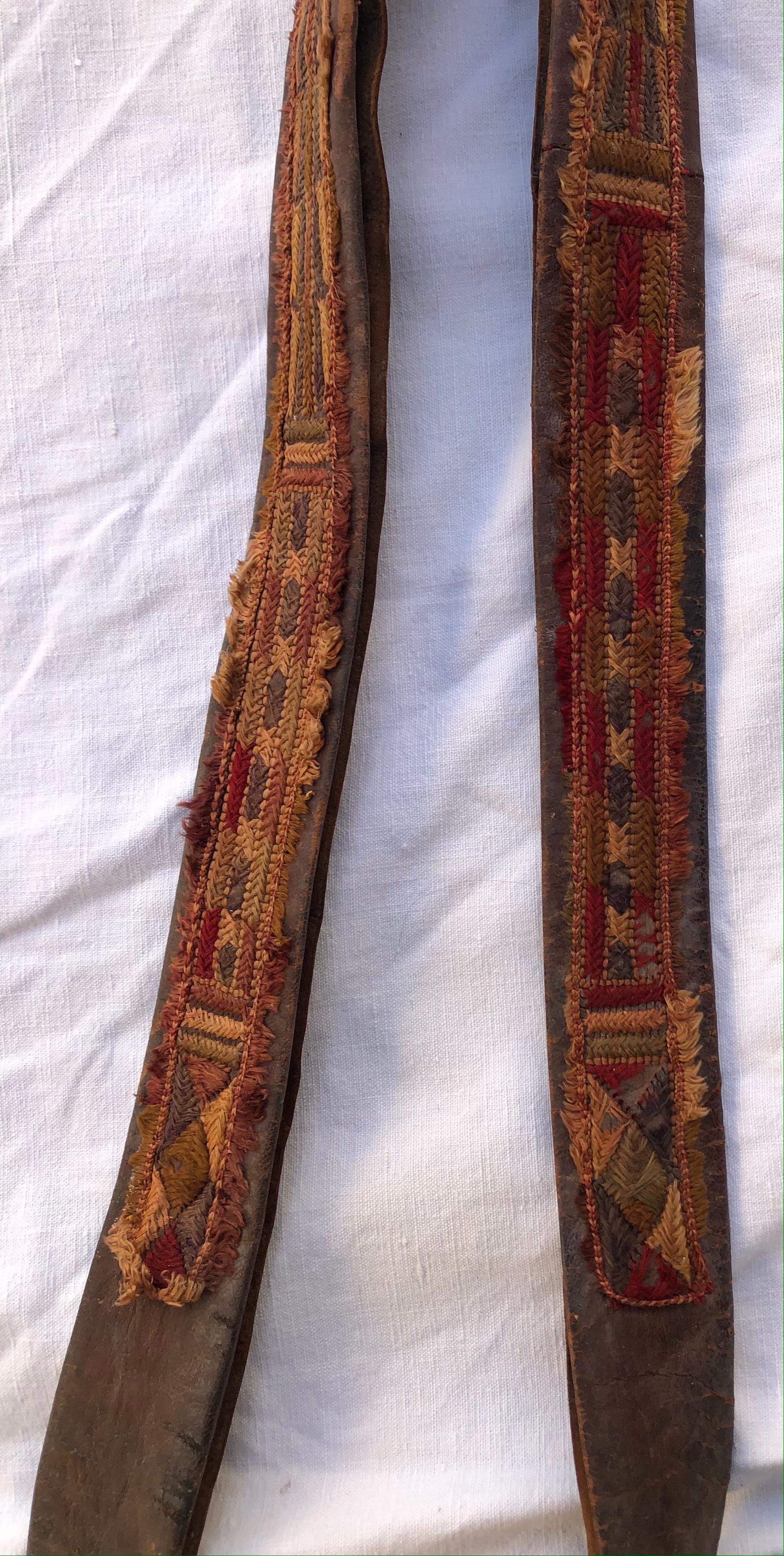 Hand-Crafted Leather Sahara Tribal Tuareg Berber Bag 3