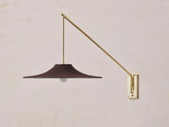 Hand Crafted Long Wall Light Sconce with SS01 Double Cloth Shade, Ø50cm/19.7in