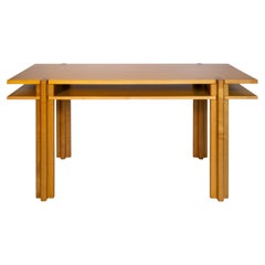 Hand-Crafted Maple Parallel Desk by Juntos Projects, Modern Design