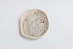 Hand Crafted Peacock Tray with 22kt Gold